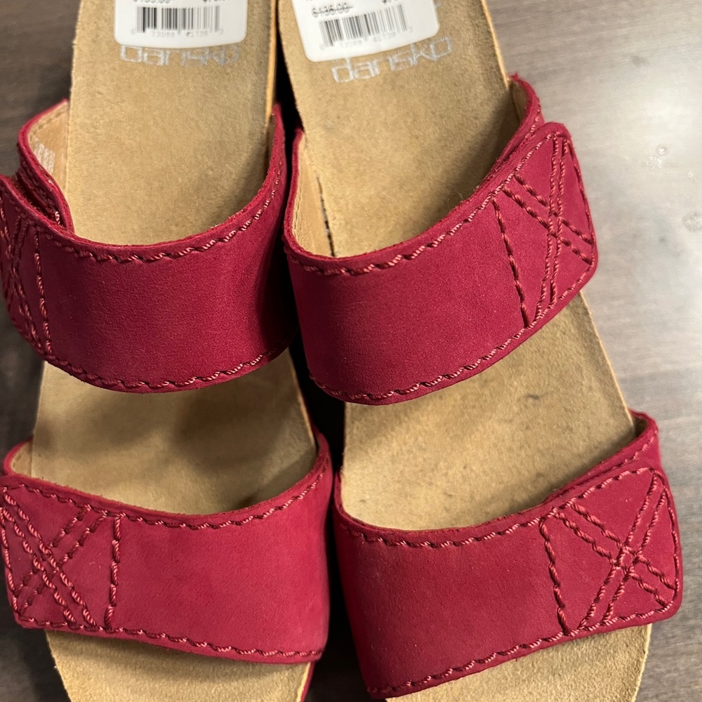 Dansko Women's Burgundy Sandals